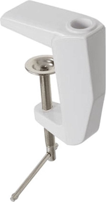 Velleman Loeplamp met klem, zwenkarm, aan/uit-schakelaar, vergroting 2.25x, voor kinderen, volwassenen, senioren, lezen, diamond painting, hobby, werken, wit