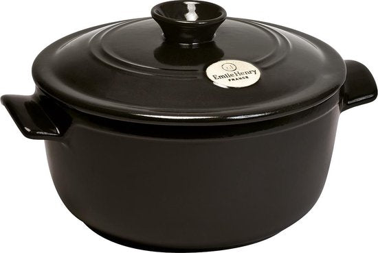 Emile Henry Kookpan rond - Ø220mm - Donker groen