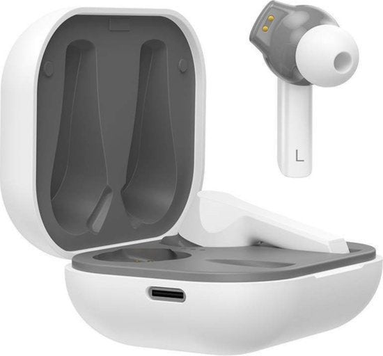 Draadloze Bluetooth Oordopjes – Sport Earbuds – Voor Smartphone & Laptop – Wit