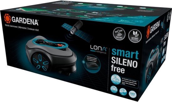Gardena Smart Sileno Free 1000 robotgrasmaaier – tot 1000 m² – 63 x 43 x 26 cm