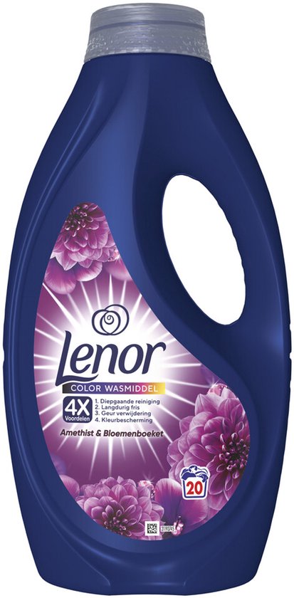 Lenor Vloeibaar Wasmiddel Amethist 20 Wasbeurten - 900 ml