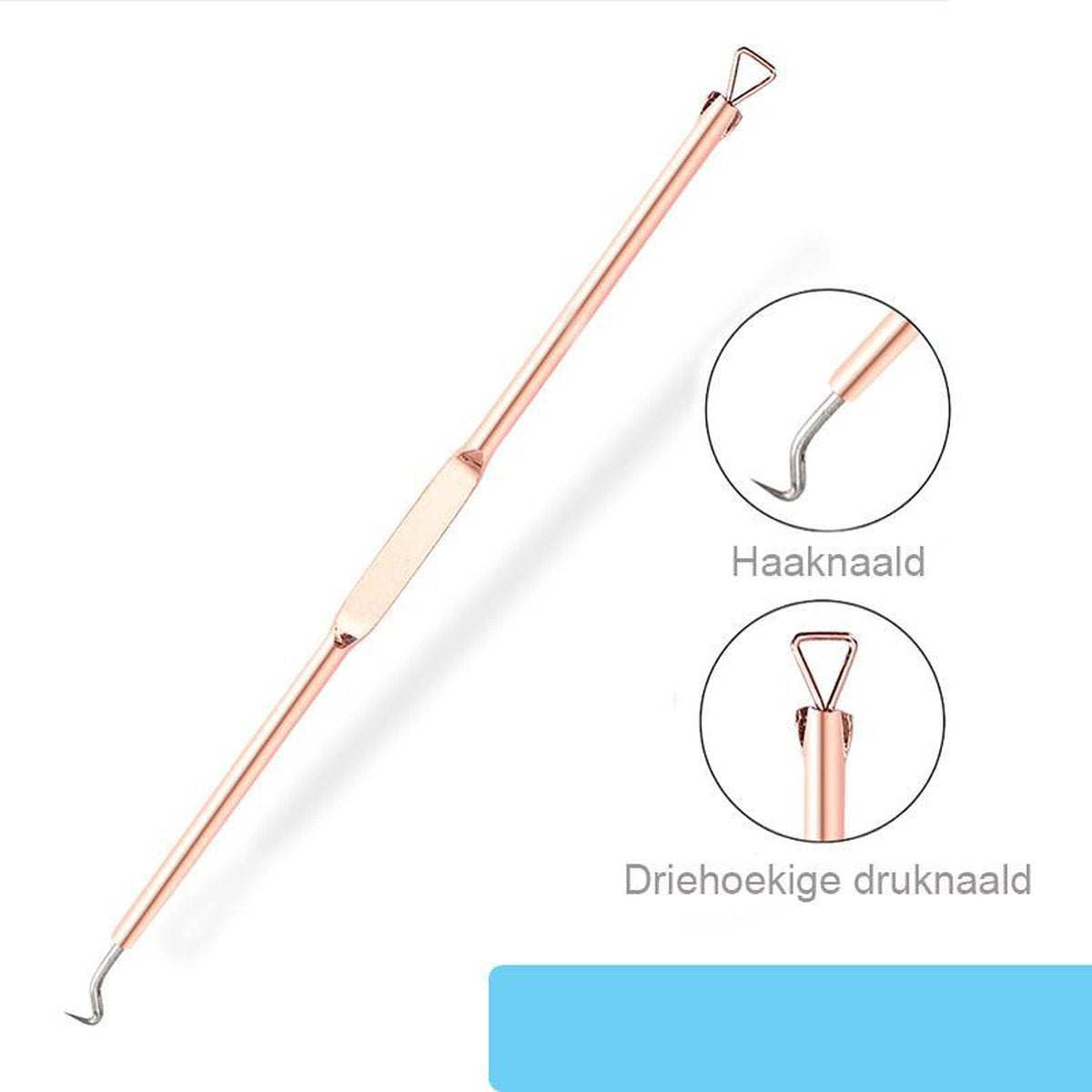 TibaGoods Premium Blackhead Remover I Poriënreiniger met 6 Opzetstukken Mee eters verwijderen | Acne | Comedonenlepels | Huidverzorging