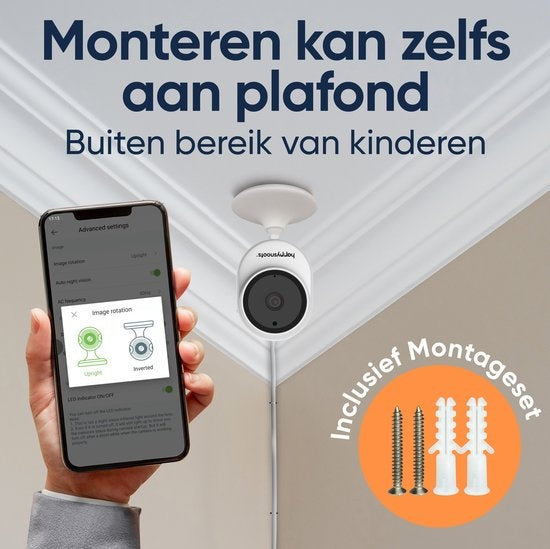 1080p Huisdiercamera met App - Hondencamera - Huisdier Camera - Pet Camera Wifi Binnen- voor Hond / Katten / Dieren