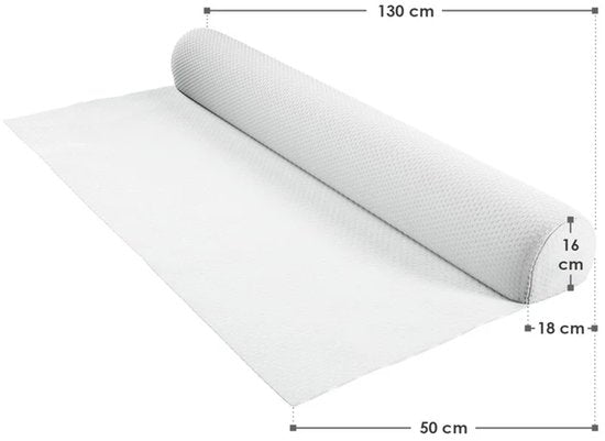 Opblaasbare Bedvalbeveiliging Louana - Wit - 130 cm
