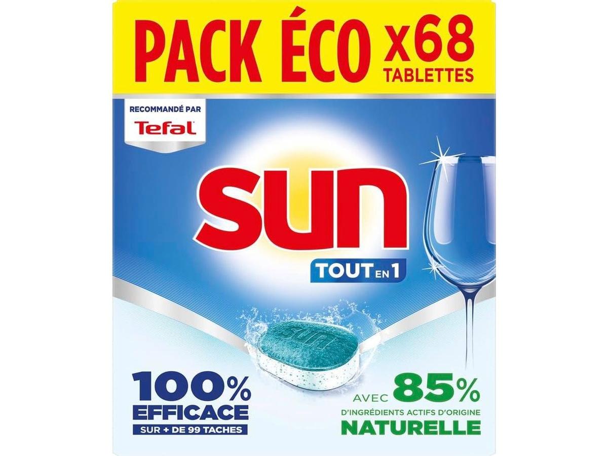 Sun All-in-One Vaatwastabletten - Pro Expert 4-in-1 Capsules - Regular Formule - 204 stuks