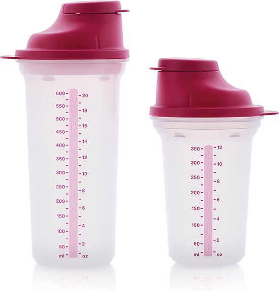 Tupperware Multifunctionele Shaker 600 ml – Mengbeker met Maatdop