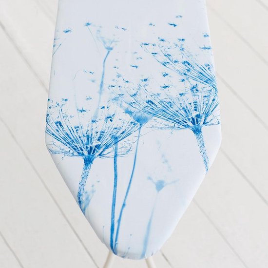 Brabantia Strijkplank B - met Stoomunithouder - 124 x 38 cm - Cotton Flower