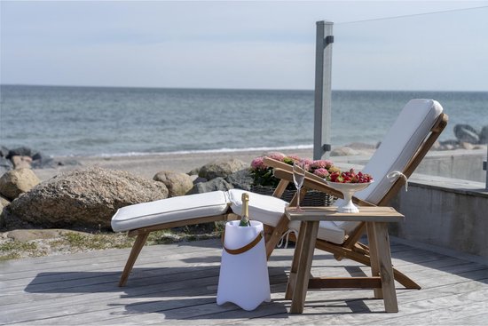 House Nordic Ligstoel Arrecife Teakhout Verstelbaar