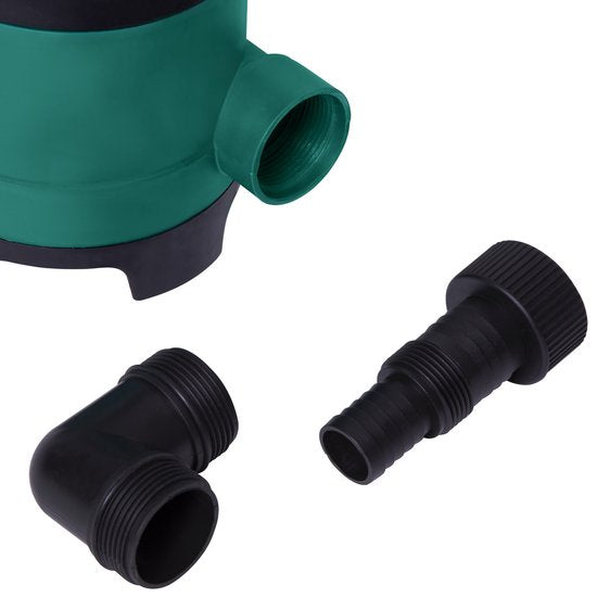 VONROC Dompelpomp – Voor Vuil- & Schoonwater – 8000 l/u – 400 W – Zwart