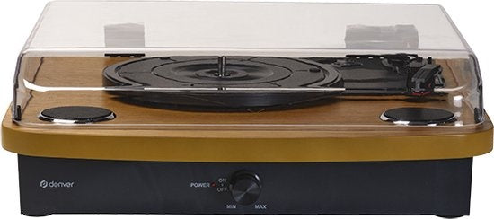 Denver Platenspeler Dual Bluetooth - Ingebouwde Speakers - USB - Retro - Hout - VPL230LW