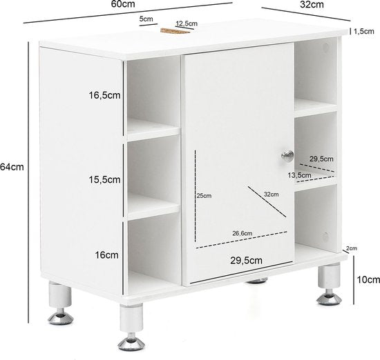 Wastafel onderkast - onderbouw kast wastafel - badkamermeubel