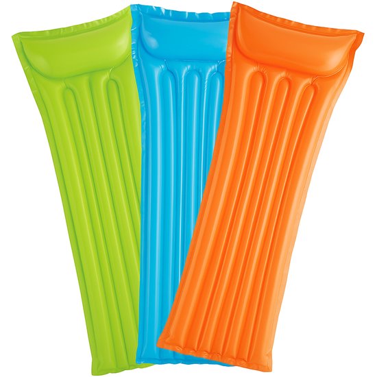 Travelhawk Luchtbed Zwembad - 3 Stuks - voor Volwassenen en Kinderen - Lichtbed Zwembad - Oranje, Blauw, Groen