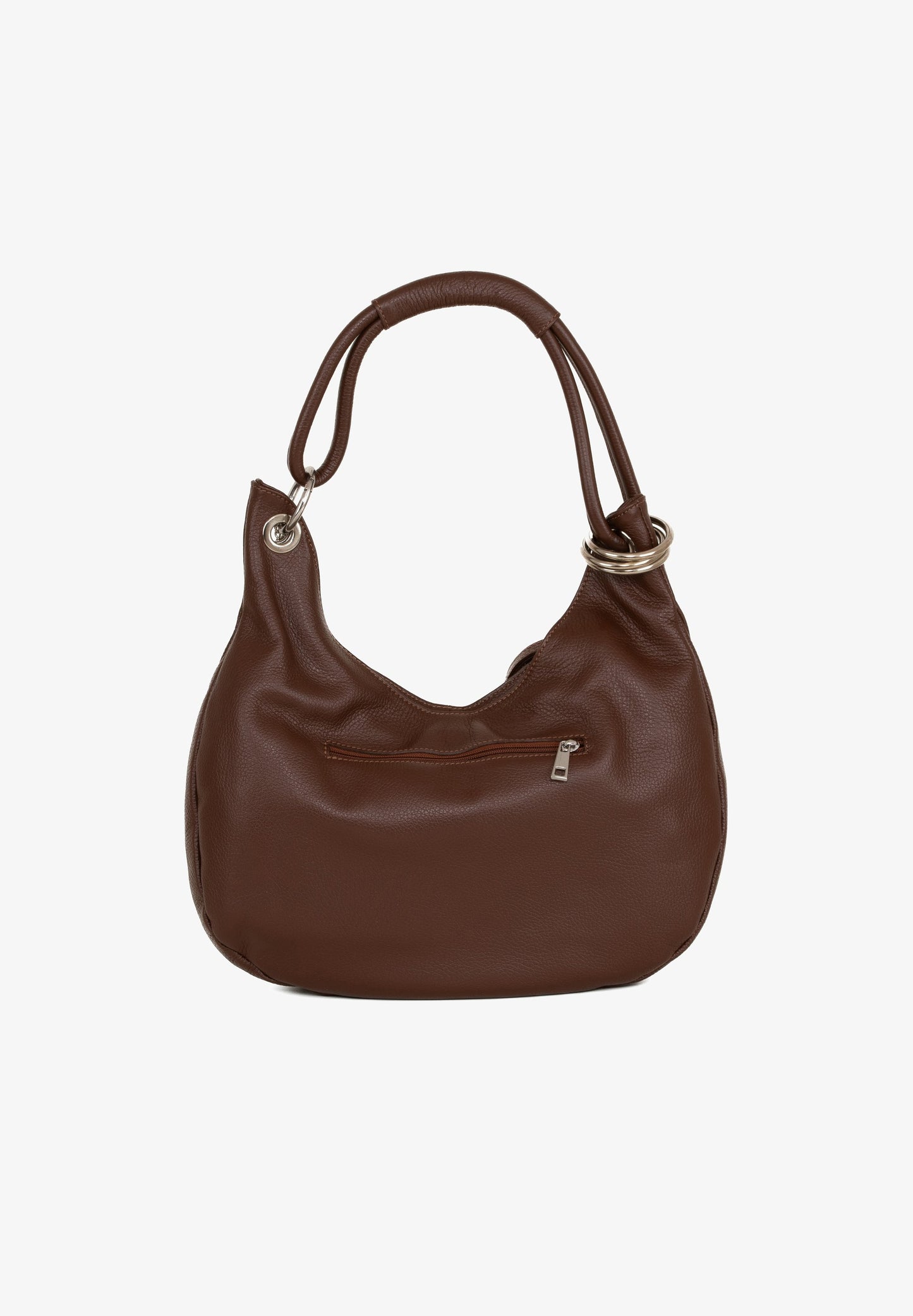 Anna Morellini ALBA Italiaanse Leren Shopper – Bruin – 38x34x10 cm