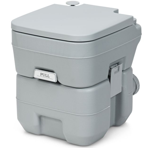 Coast Draagbaar Toilet – 20L – Afneembare Afvaltank – 42 x 36 x 43 cm