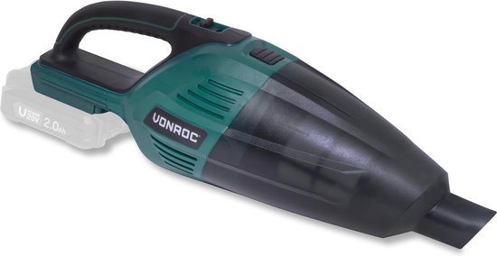 VONROC Krachtige accu steelstofzuiger / stofzuiger – VPower 20V – Zonder accu & lader – 0.5L opvangbak - Incl. 3 mondstukken
