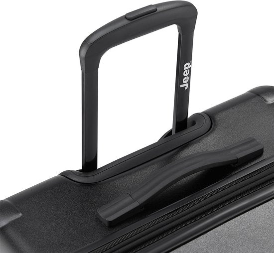 Jeep Koffer Extra Large 80 cm Uitbreidbaar Zwart
