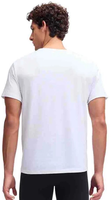 Under Armour Performance Cotton Crew Neck T-Shirt - 4-pack - maat M - White