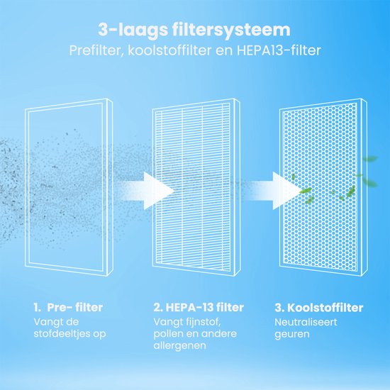 Auronic HEPA13 Filter Compact - Koolstoffilter - Geschikt voor AU1003282