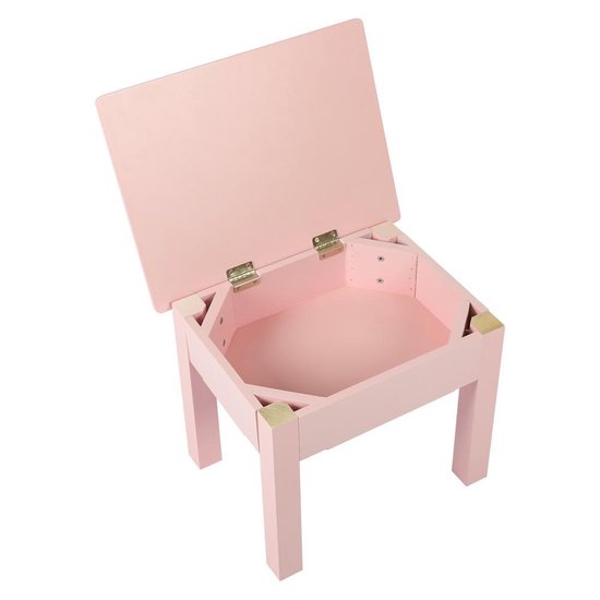VDD Opmaaktafel voor kinderen met spiegels - 40x60x90cm - Roze