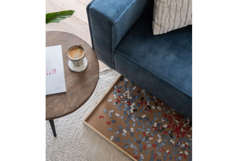 H&C Puzzelplaat met Opberglades voor 1500 Stukjes - Naturel - 87 x 66,7 x 4 cm