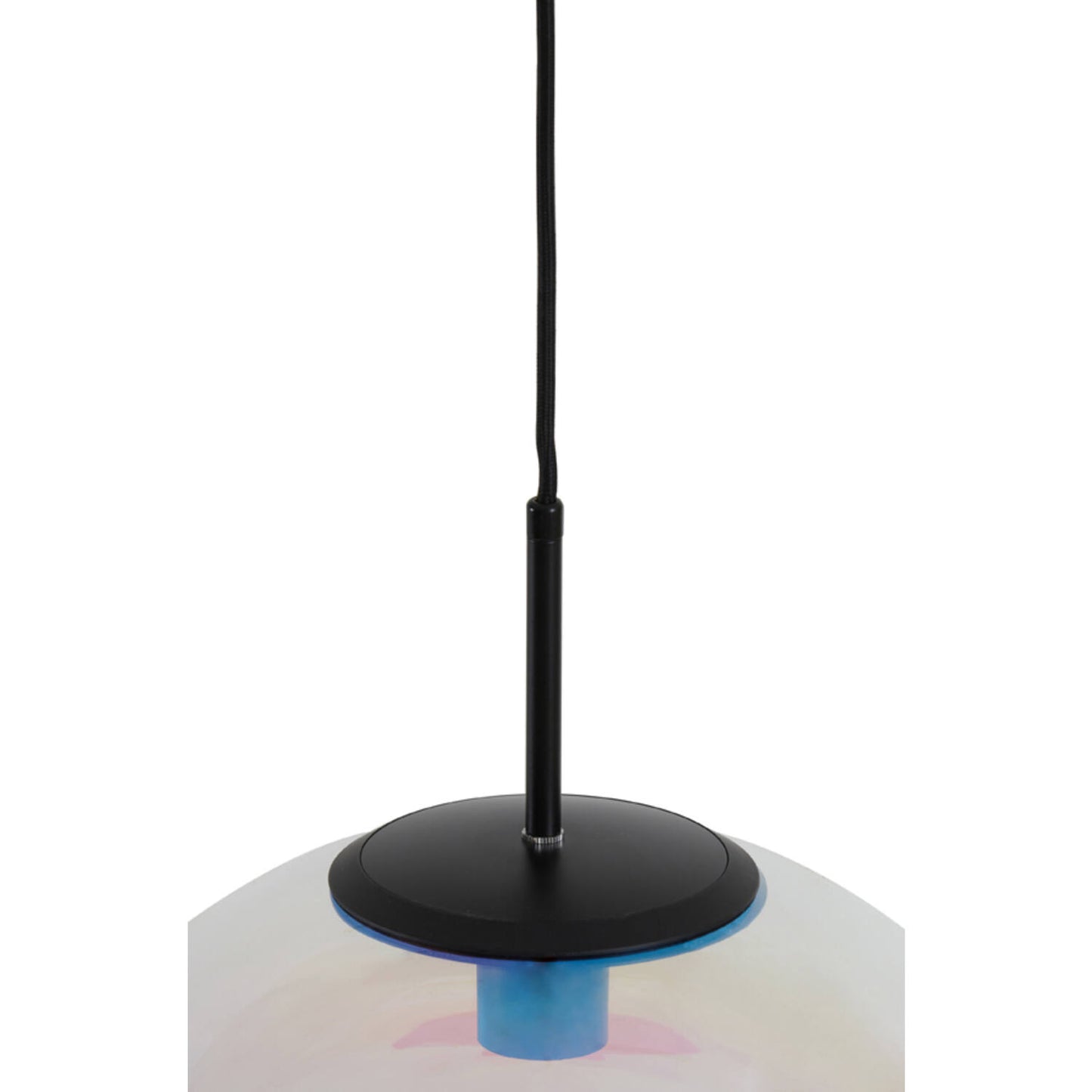 Medina Hanglamp - Glas - Ø40cm - Rainbow/Zwart
