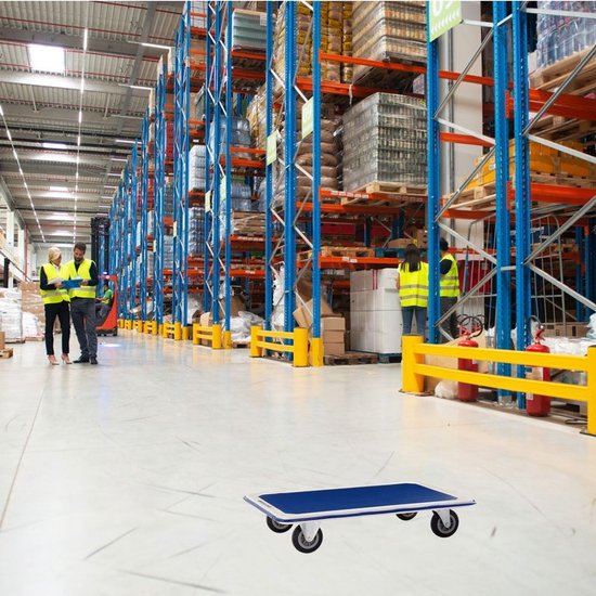 BRASQ Transportwagen - Draagvermogen 150 KG - Plateauwagen - Meubelroller - Dolly - Transportkar - Magazijnwagen - Platformwagen