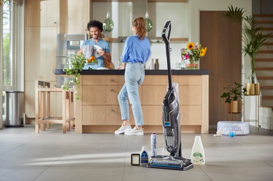 BISSELL CrossWave C6 Cordless Pro Draadloze Vloerreiniger - 3 in 1 Stofzuiger, Dweil & Drogen - Steelstofzuiger Zonder Zak - voor Tegels, Houten Vloeren & Tapijt - 3570N