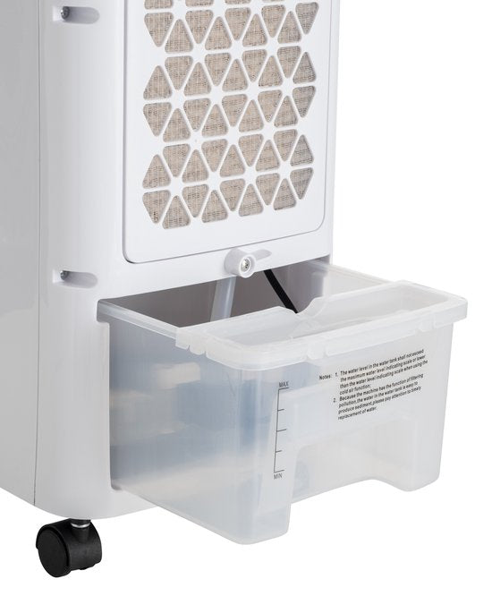 Technolife TL-2701 Aircooler met Afstandsbediening en Timer - 3.5L - Wit/Zwart