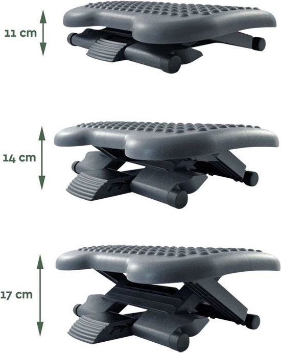 BRASQ Voetensteun Deluxe FR100 ergonomisch verstelbaar met antislip