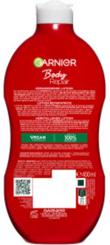 Garnier Body Repair Herstellende Lotion - Hydrateert tot 24 uur Lang - voor de ruwe droge huid - 400ml