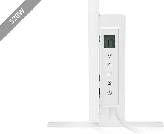 Vlectro - Slim infraroodverwarmingspaneel met instelbare timer - 520 W