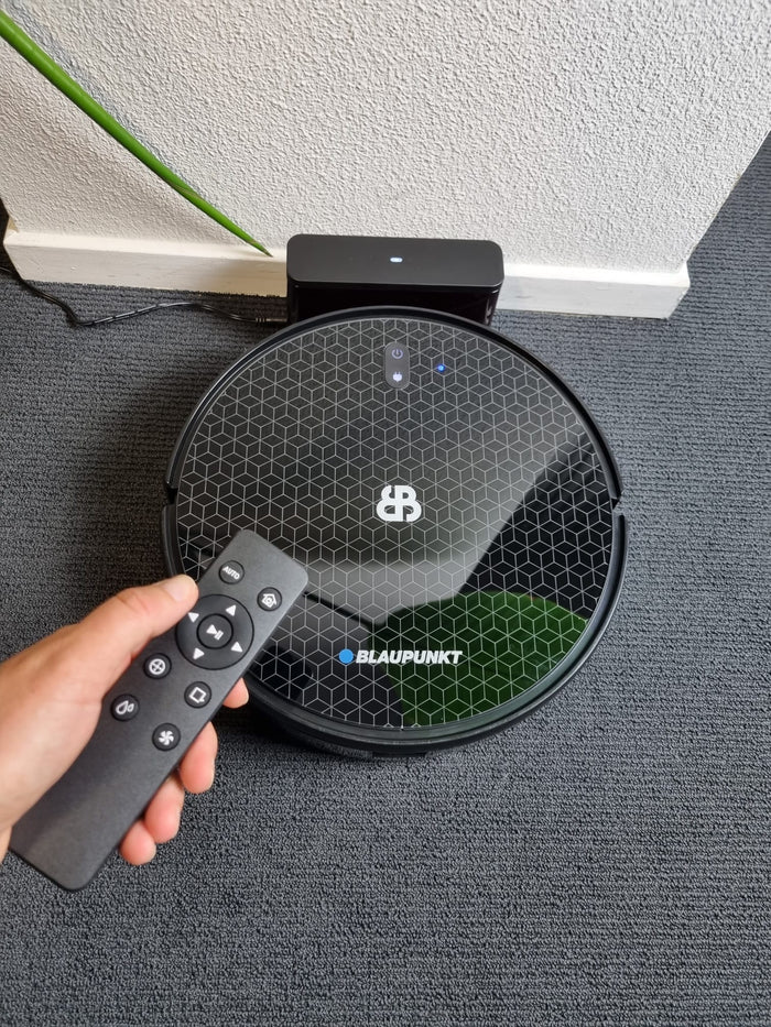 Blaupunkt Bluebot C1 Robotstofzuiger met Dweilfunctie – 35x35x10 cm – Zwart