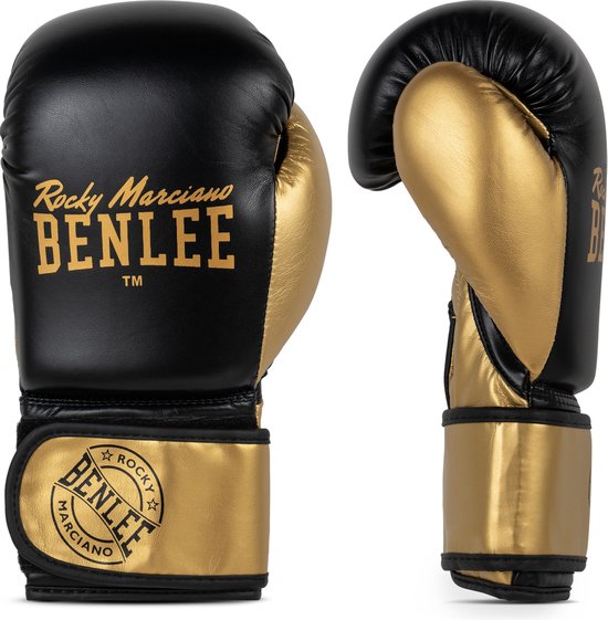 Benlee Carlos Kunstlederen Bokshandschoenen Zwart 10 oz