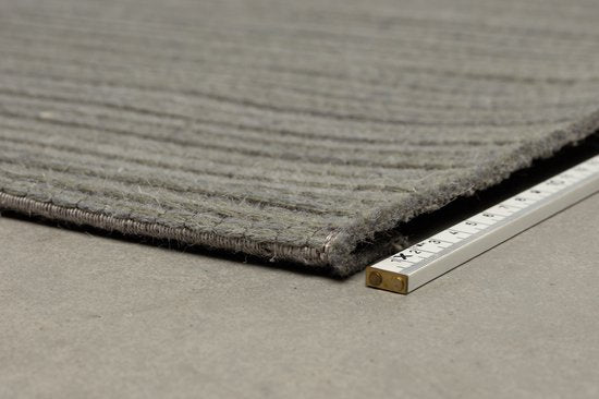 Zuiver Waves Vloerkleed 200x300 Groen/Grijs