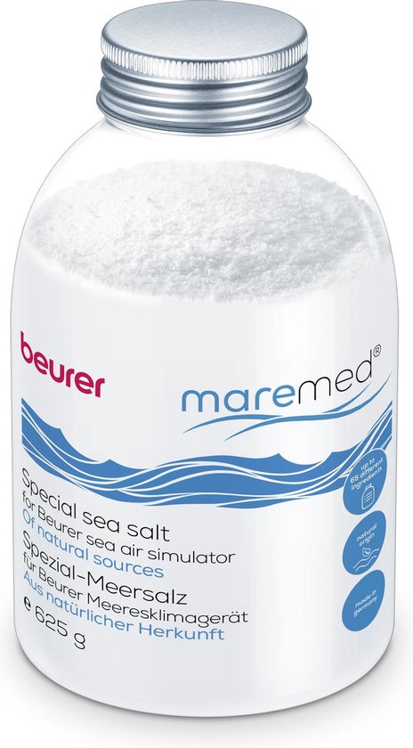 Beurer maremed® MK 500 Zeelucht Simulator - Luchtbevochtiger - Luchtreiniger - Tot 50 m2 - 6 Liter tank - Mineraliseert - Ontsmet - Ioniseert - Stille nachtmodus - Incl. netadapter, filters, speciaal zeezout