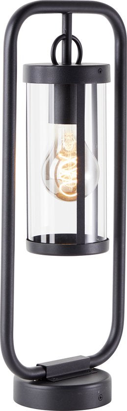 Brilliant Sidney - Buiten sokkellamp - Hoogte 48 cm - E27 max 1x20W - IP44 - Zwart