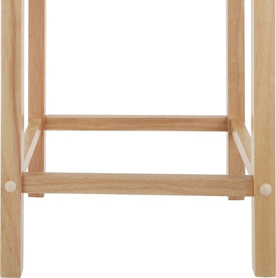 tectake® - Wicker barkruk Latina - Hoge stoel - Kruk - Keukenkruk - natuur - 404801 - poly-rattan