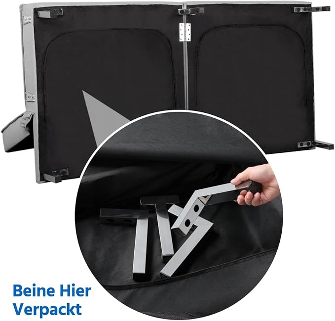 Yaheetech Slaapbank Lichtgrijs – Linnen Stof – Gedeelde Rugleuning – Ligoppervlak 177 x 110 cm