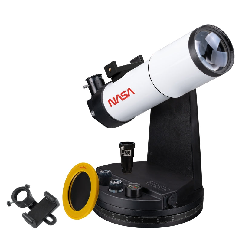 Bresser ISA Space Exploration NASA PushTo AR 70/350 Smart Telescoop – 70mm Refractor Met App En Zonnefilter