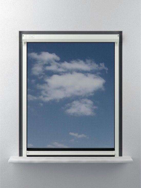 Bruynzeel Rolhor Raam S700 68x155 cm – Wit – Insectenhor met Cassette – Geschikt voor Houten en Kunststof Kozijnen