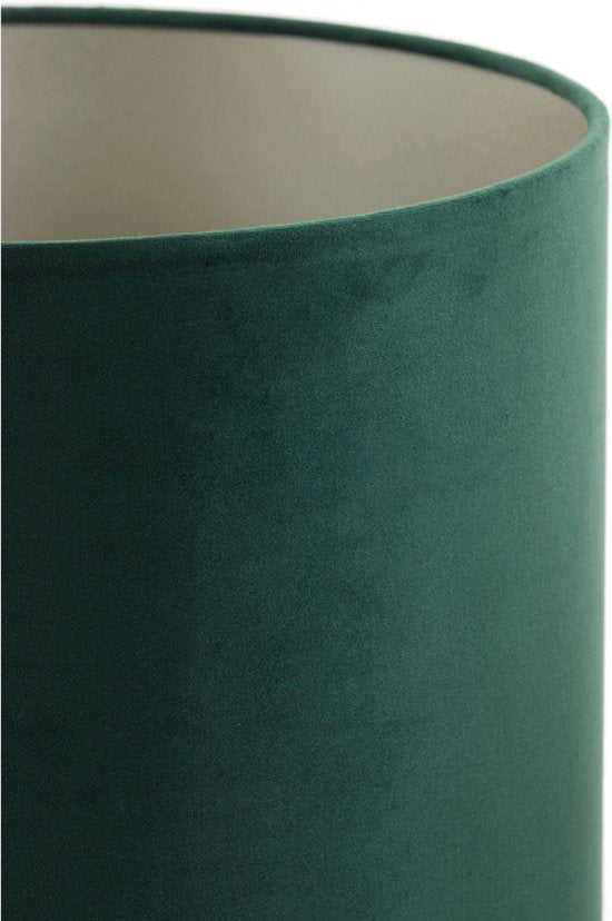 Light & Living Cilinder lampenkap Velours - Groen - Ø50x38cm - Modern