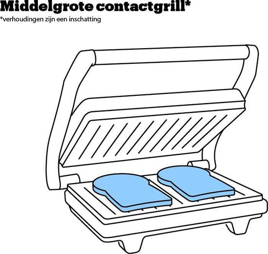 Tefal Ultra Compact 600 Comfort GC3060 Contactgrill - Barbecuestand - Regelbare temperatuur - Uitneembare Anti-aanbakplaten - Vet opvangbak - Verticaal opbergen - 2000W - RVS