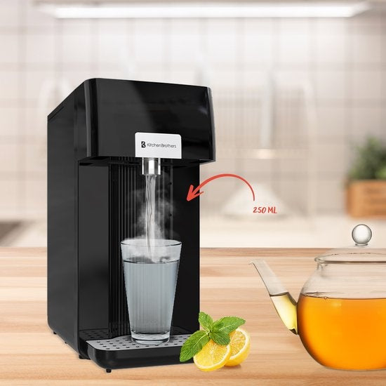 KitchenBrothers Heetwaterdispenser - 100℃ - 250 ml - 2.5L - Zwart