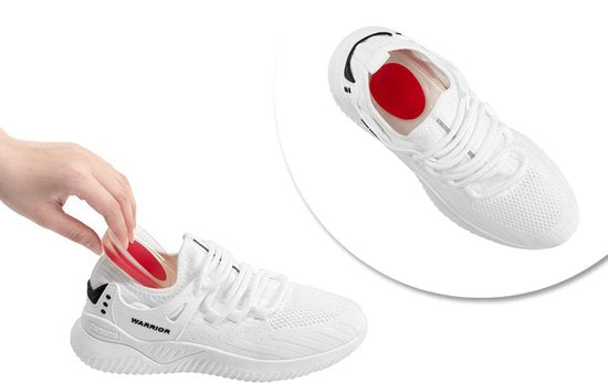 Wellhealth - Comfortabele hielspoorkussens voor extra ondersteuning - Heren - 2 paar