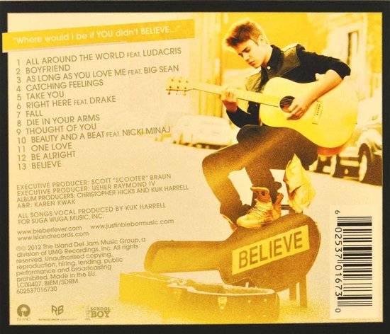 Believe Justin Bieber Cd
