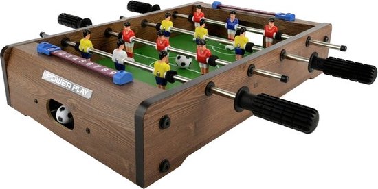 Tafelvoetbalspel - 68,58cm - Bruin - 16-delig - Tafelvoetbal