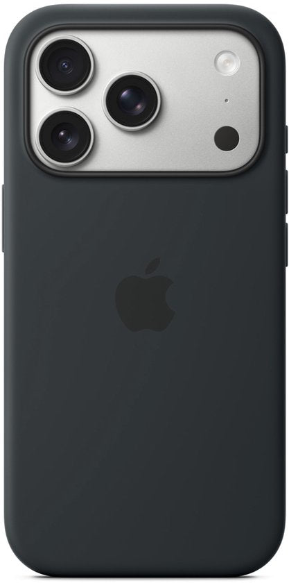 Siliconenhoesje met MagSafe voor iPhone 17 Pro - Zwart