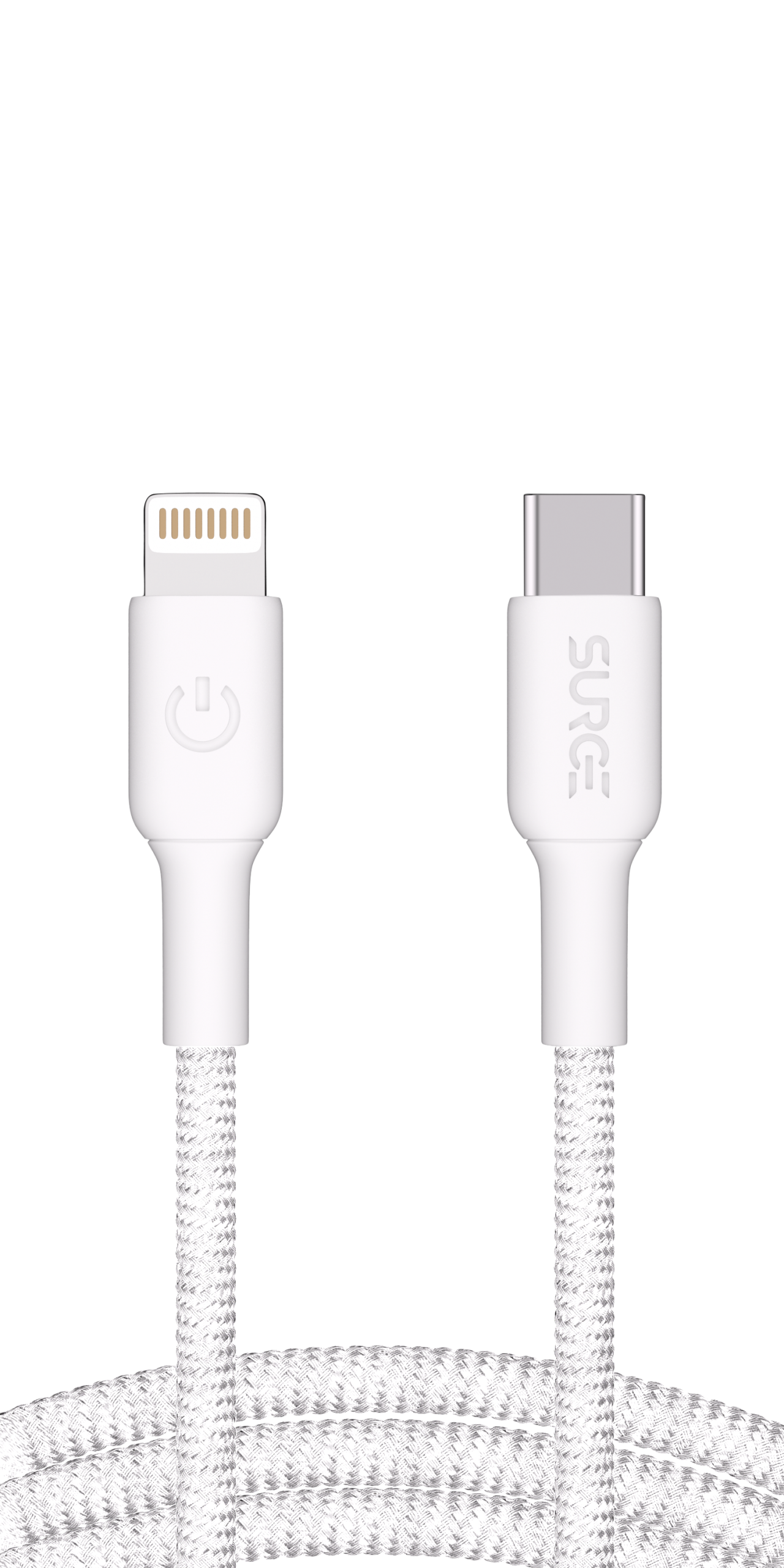 Surge USB-C naar Lightning Oplaadkabel - 2 Meter - Wit - 27W