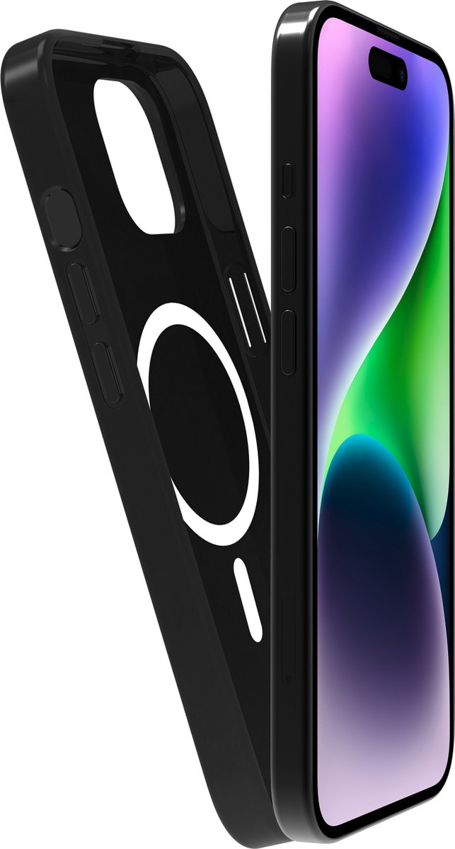 BeHello – iPhone 15 – MagSafe Hoesje Soft Touch – Zwart