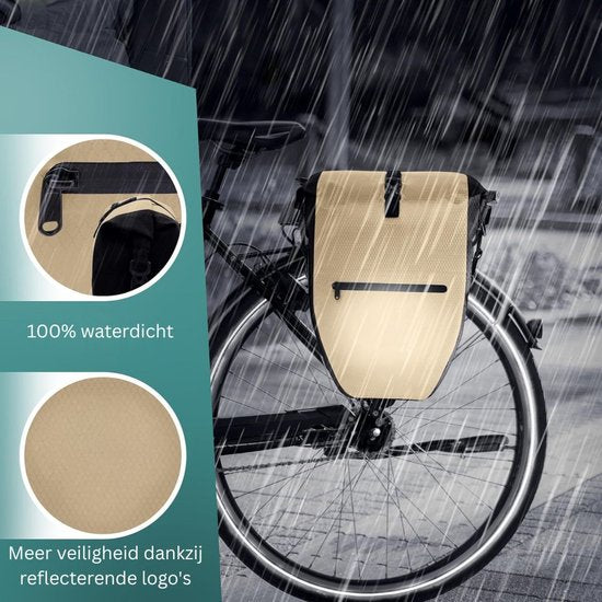 DailySupplies® Fietstas Enkel - Waterdichte Fietstassen Voor Bagagedragers - Transporttas Met Schouderband En Handvat